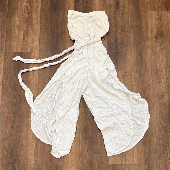 Ocean Drive Pants - Ocean Drive Cream Jumpsuit